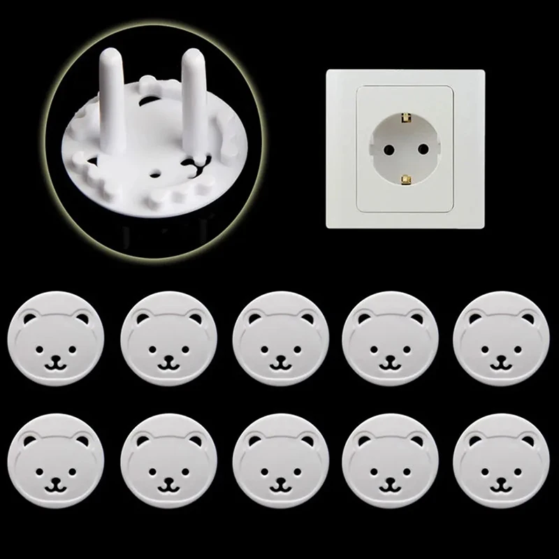 Outlet Cover Childproof - 10 قطعة الاتحاد الأوروبي مقبس الطاقة