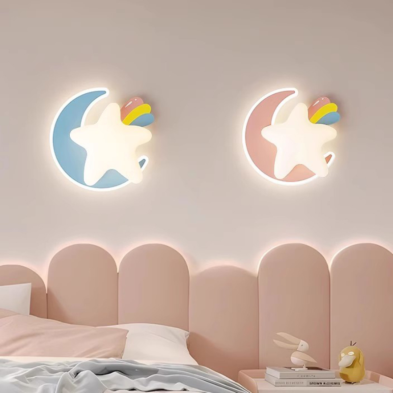 Baby Nursery Knobs - الملونة غرفة الأطفال السرير مصابيح الحائط