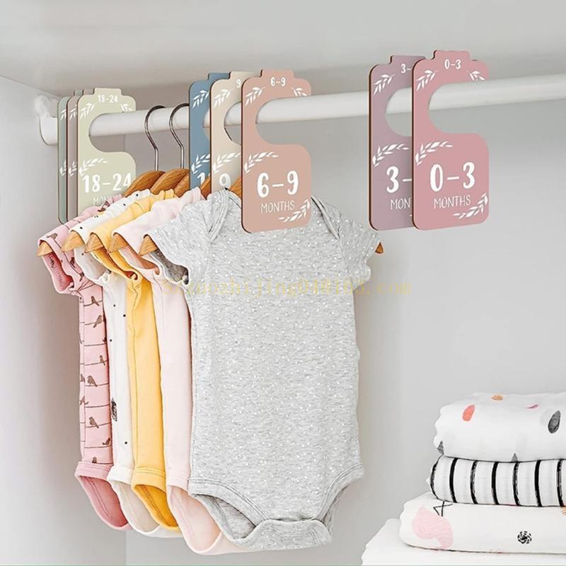 Baby Nursery Design - مجموعة من 8 فواصل خشبية لخزانة