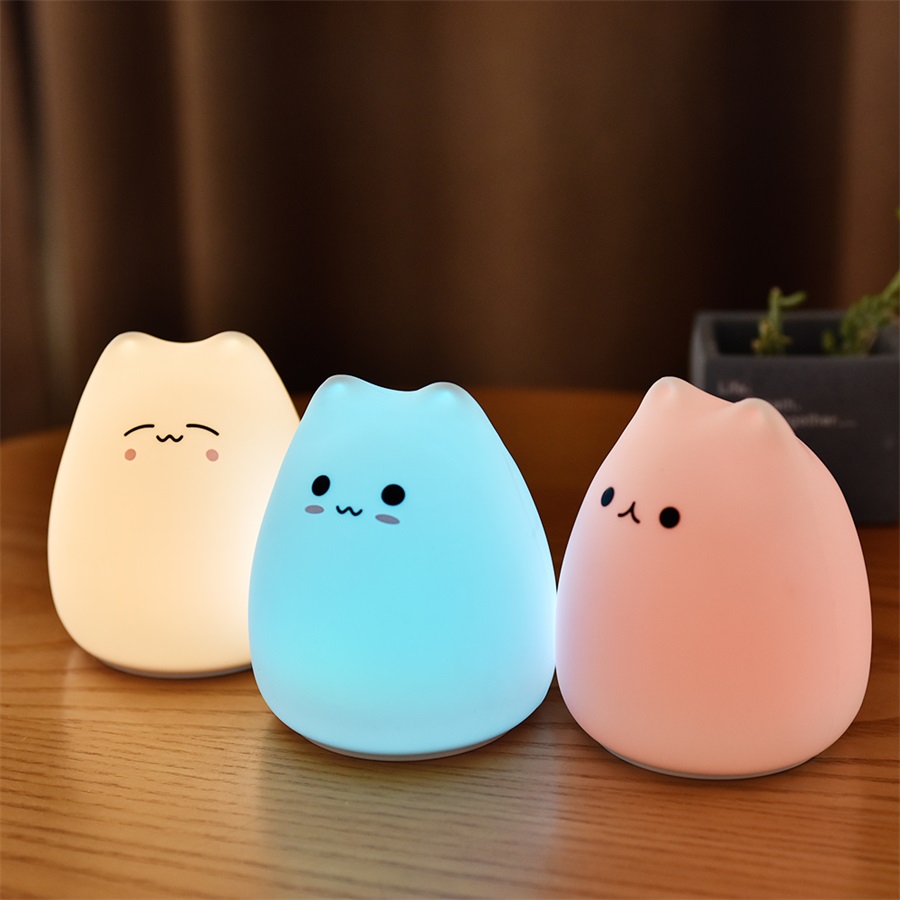 Baby Nursery Egg Light - لطيف القط ضوء الليل للطفل الاطفال