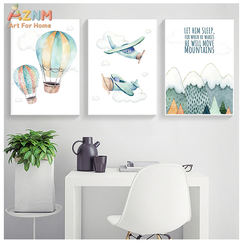 Baby Boy Nursery Quotes - لوحة فنية جدارية من القماش بتصميم
