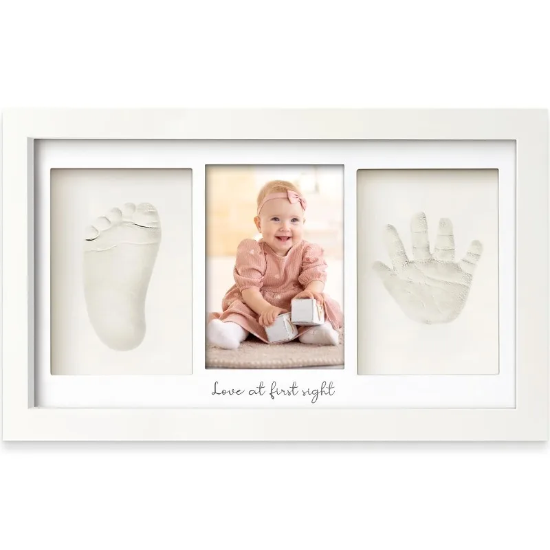 Baby Nursery Design - طقم طين بصمة اليد للأطفال إطار
