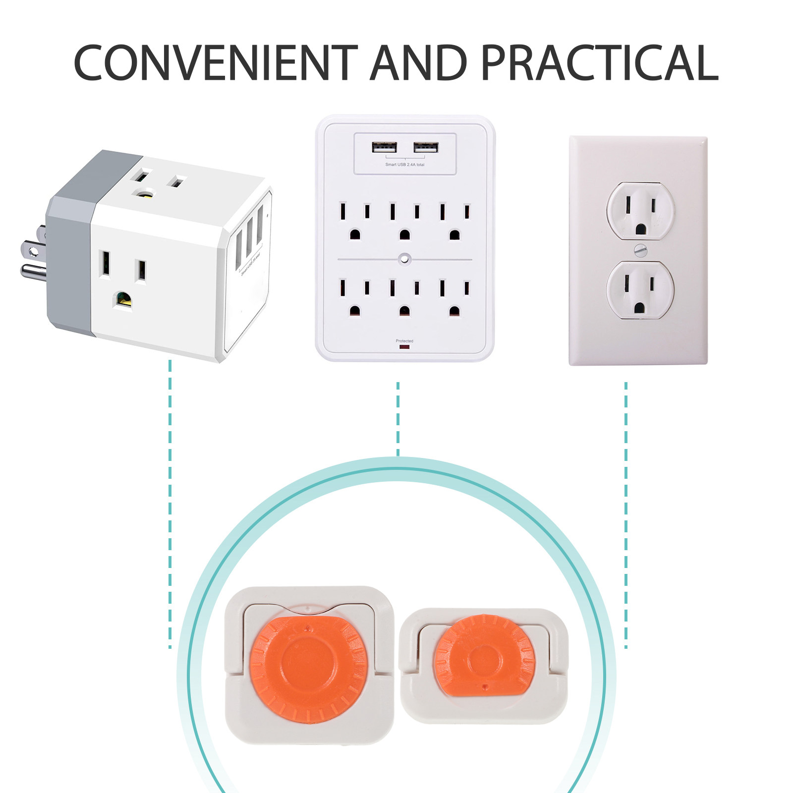 24 قطعة من أغطية المقابس البرت - مراجعة Outlet Cover Childproof وسعره