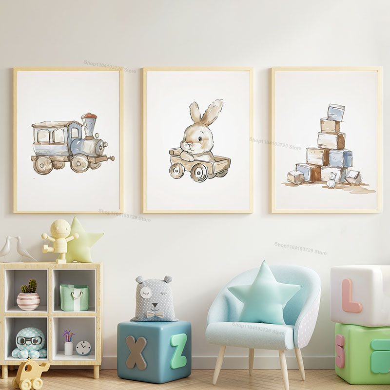 لوحة فنية جدارية على القماش بت - مراجعة Baby Nursery Books وسعره
