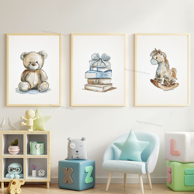 لوحة فنية جدارية على القماش بت - مراجعة Baby Nursery Books وسعره