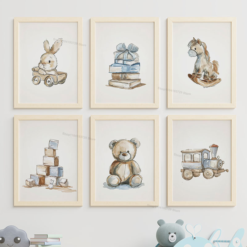 لوحة فنية جدارية على القماش بت - مراجعة Baby Nursery Books وسعره