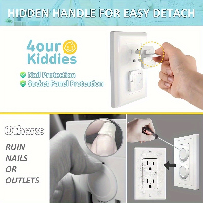 12/50 قطعة من أغطية المقابس ال - مراجعة Outlet Cover Childproof وسعره