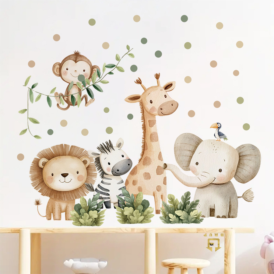 بوهو غابة الحيوانات ملصقات جدا - مراجعة Baby Nursery Needs وسعره