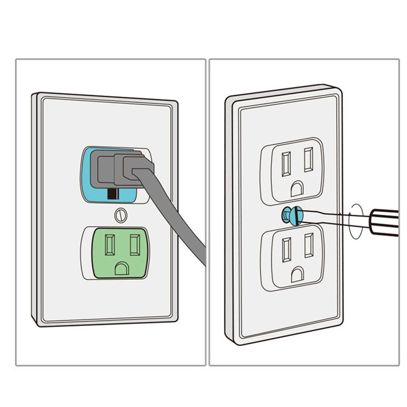 أغطية مقابس كهربائية ذاتية الإ - مراجعة Outlet Cover Childproof وسعره