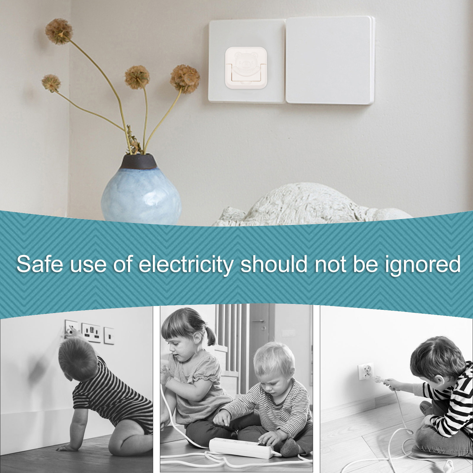 20 قطعة من أغطية المقابس الكهر - مراجعة Outlet Cover Childproof وسعره