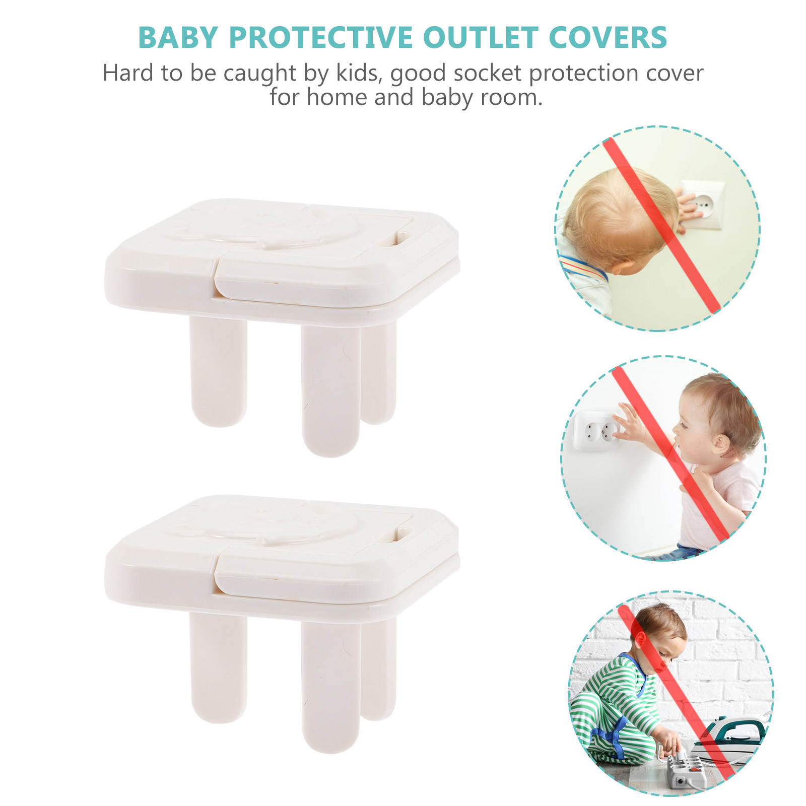 20 قطعة من أغطية المقابس الكهر - مراجعة Outlet Cover Childproof وسعره