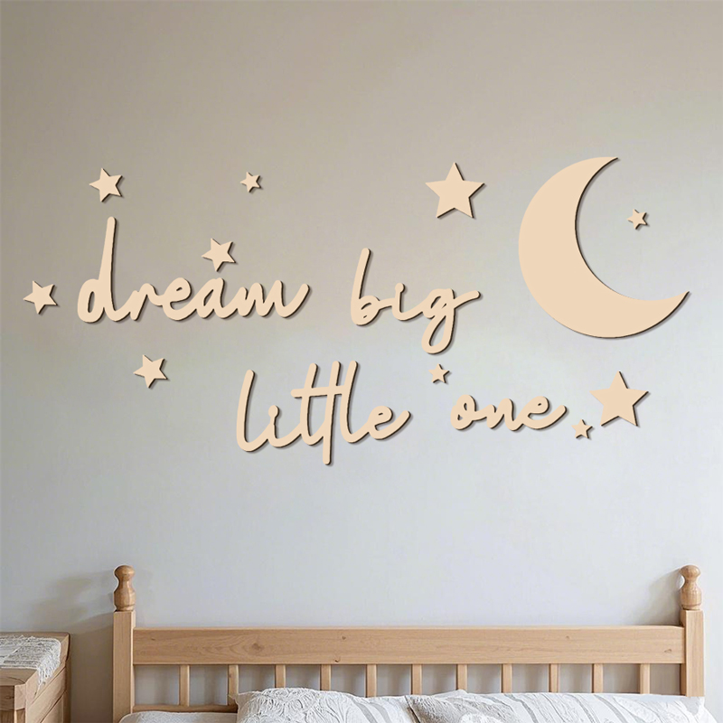 ملصقات حائط خشبية من Dream Big - مراجعة Baby Nursery Needs وسعره