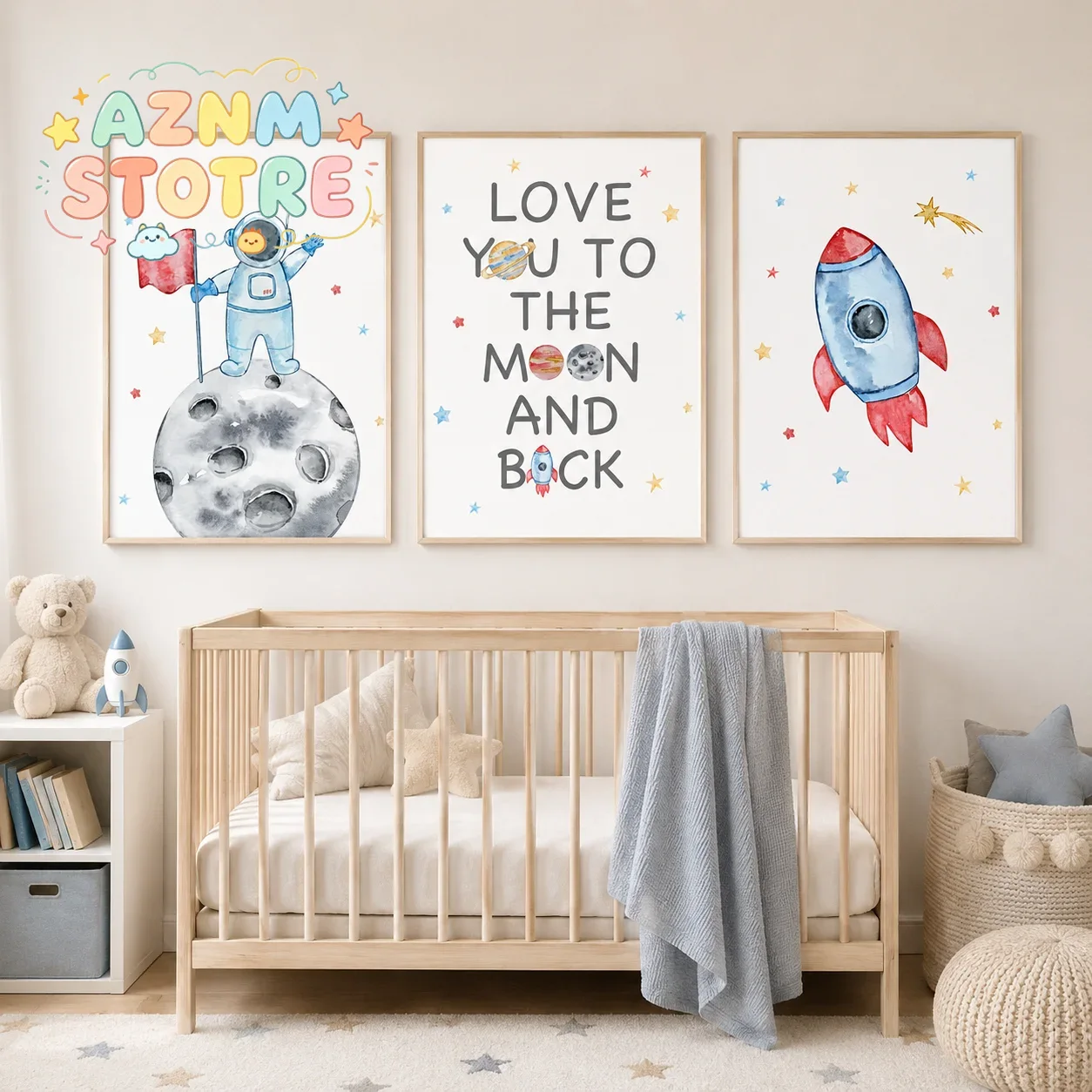 لوحة فنية جدارية لغرفة الأطفال - مراجعة Baby Boy Nursery Quotes وسعره