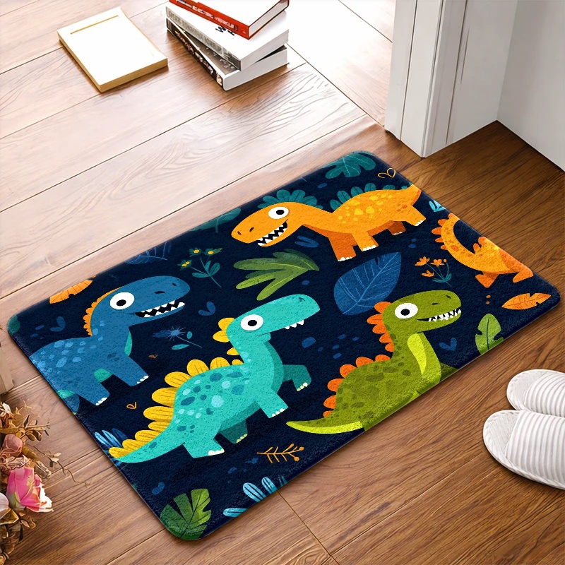 سجادة لعب ديناصورات مقاومة للم - مراجعة Baby Nursery Jungle Rug وسعره