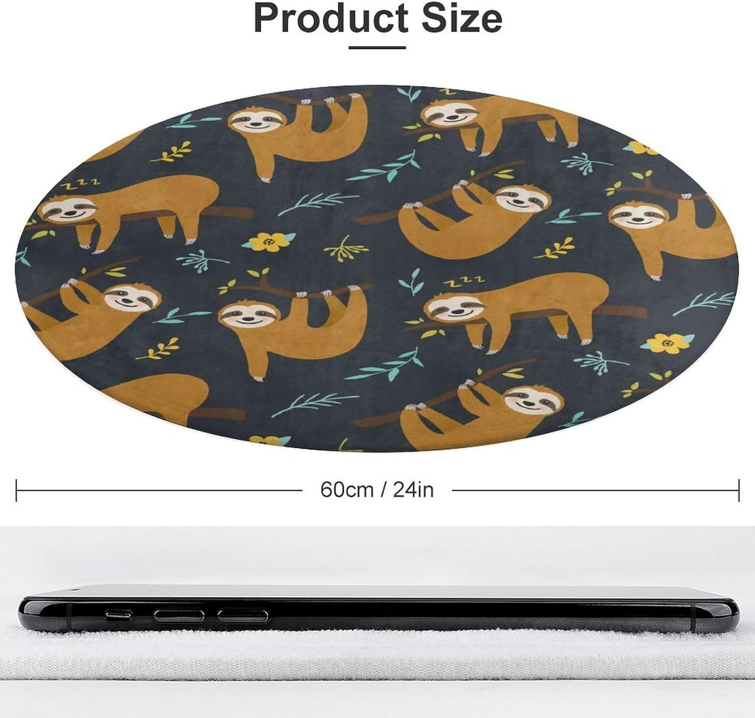 وسادة أرضية دائرية بنمط حيوان  - مراجعة Baby Nursery Jungle Rug وسعره