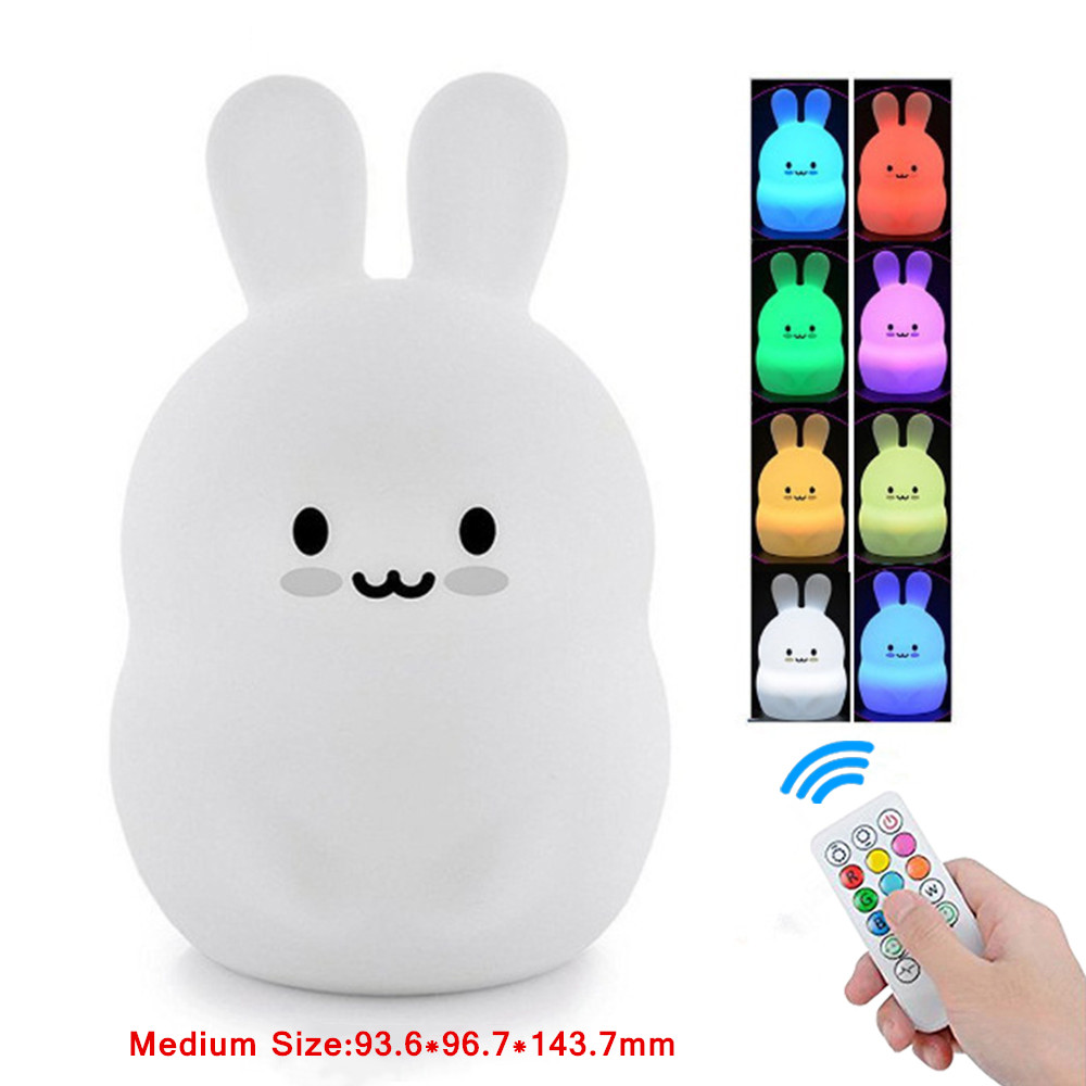 اللمس الاستشعار أرنب ضوء الليل - مراجعة Baby Nursery Egg Light وسعره