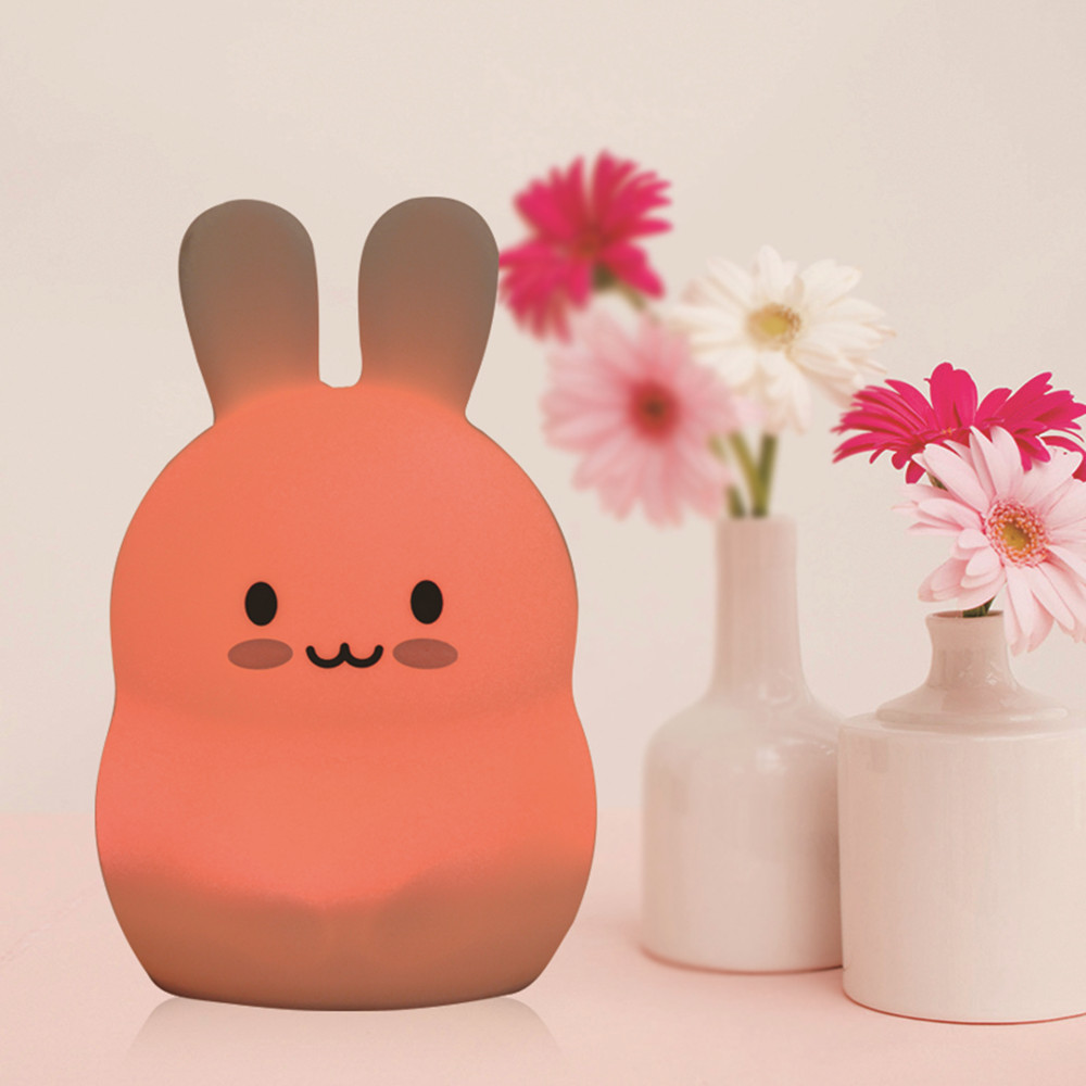 اللمس الاستشعار أرنب ضوء الليل - مراجعة Baby Nursery Egg Light وسعره