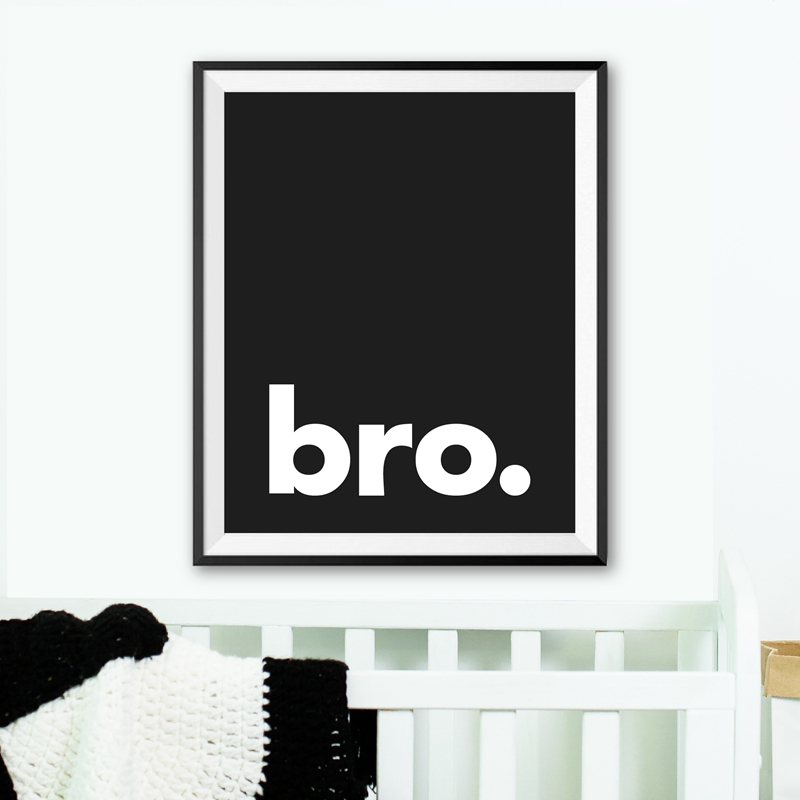 أخي. طباعة الحد الأدنى الطباعة - مراجعة Baby Boy Nursery Quotes وسعره