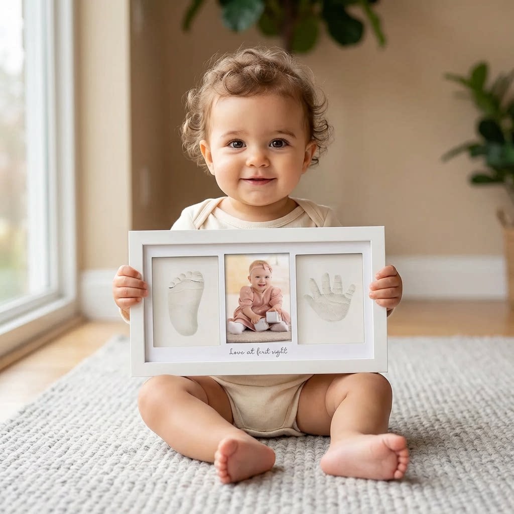 طقم طين بصمة اليد للأطفال إطار - مراجعة Baby Nursery Design وسعره