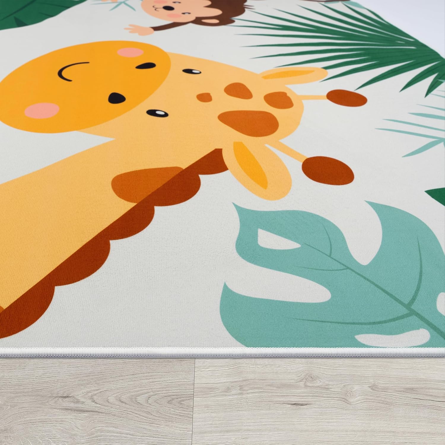 سجادة لعب ناعمة مستديرة للأطفا - مراجعة Baby Nursery Jungle Rug وسعره
