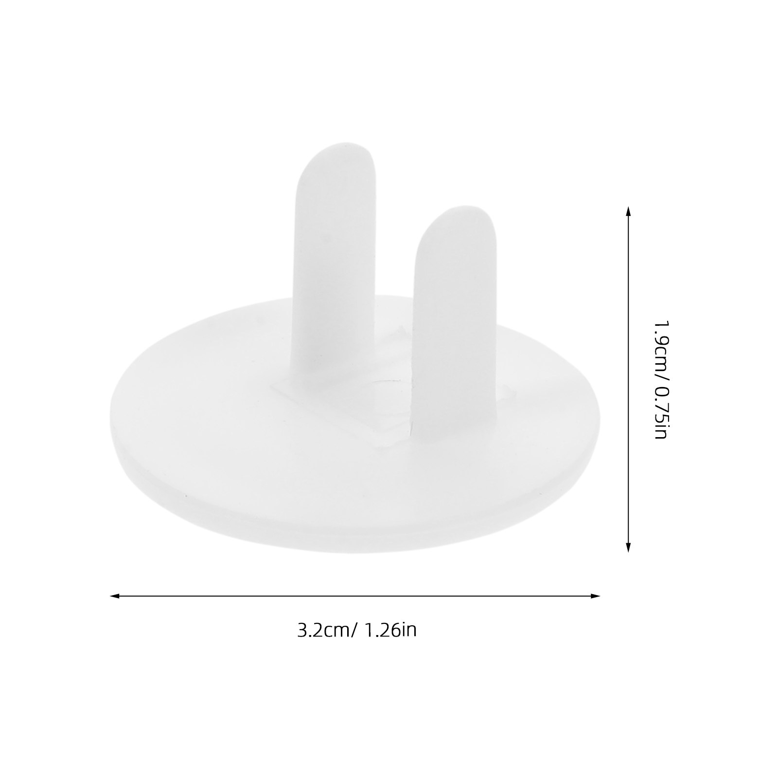 50 قطعة من أغطية المقابس البيض - مراجعة Outlet Cover Childproof وسعره