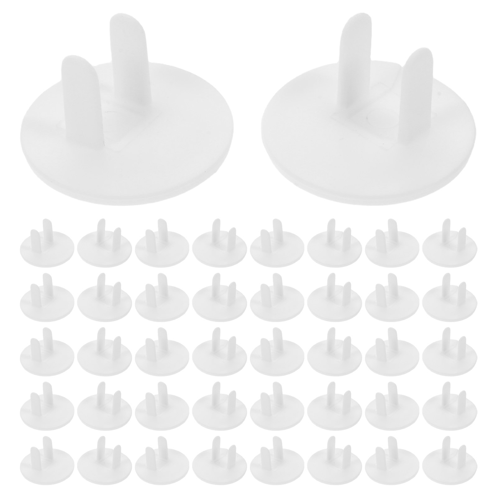 50 قطعة من أغطية المقابس البيض - مراجعة Outlet Cover Childproof وسعره