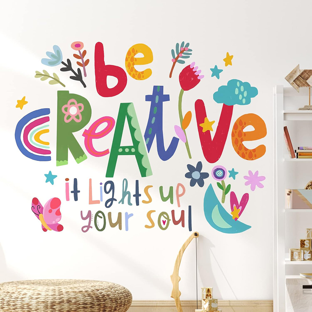 كن إبداعيًا ملهمًا، ملصقات حائ - مراجعة Baby Nursery Design وسعره