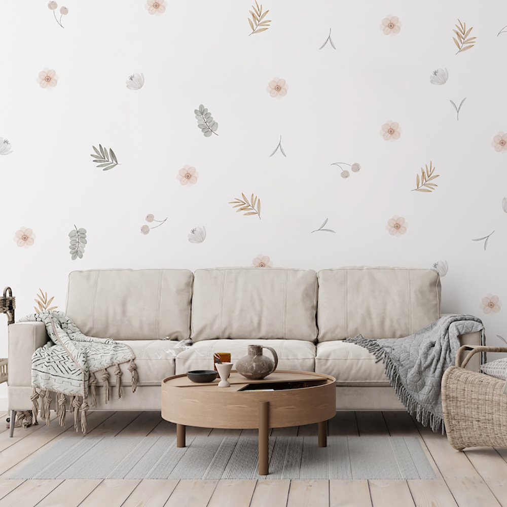 بوهو يترك النباتية DIY جدار ال - مراجعة Baby Nursery Needs وسعره