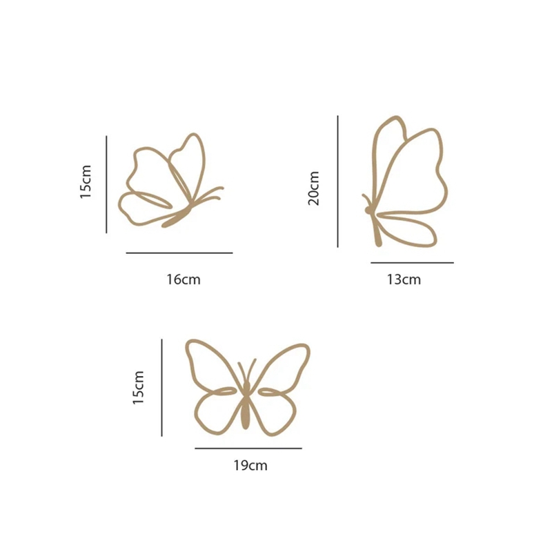 لافتة فراشات خشبية، ديكور حائط - مراجعة Baby Nursery Design وسعره