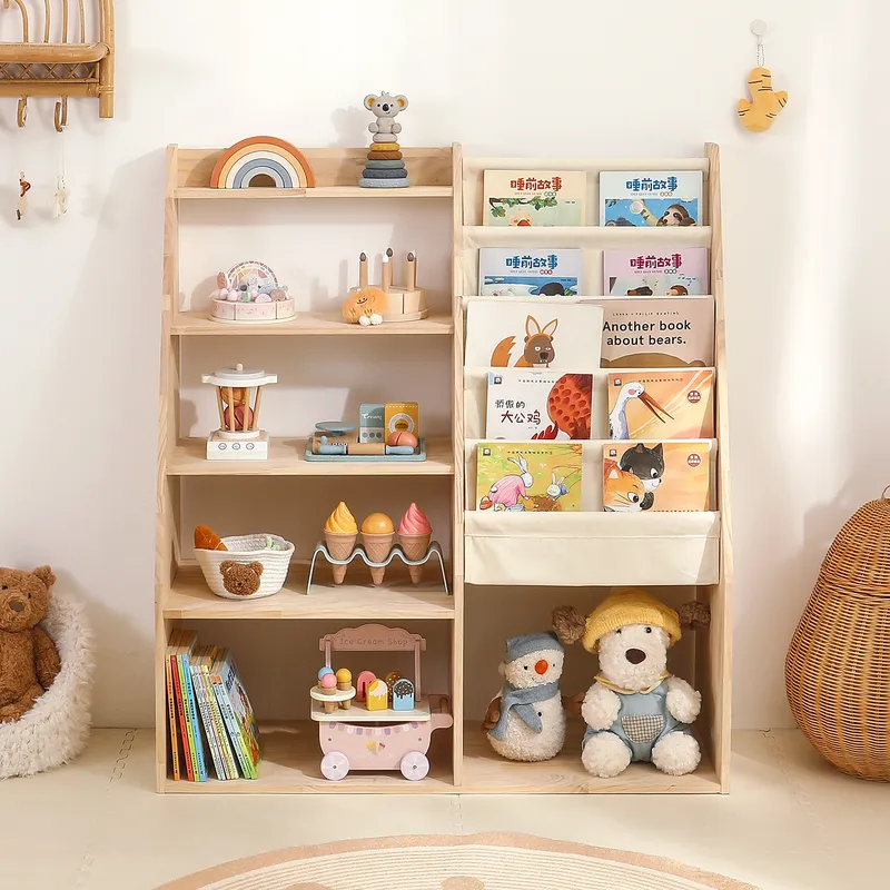 رف تخزين ألعاب ورف كتب 2 في 1  - مراجعة Baby Nursery Books وسعره