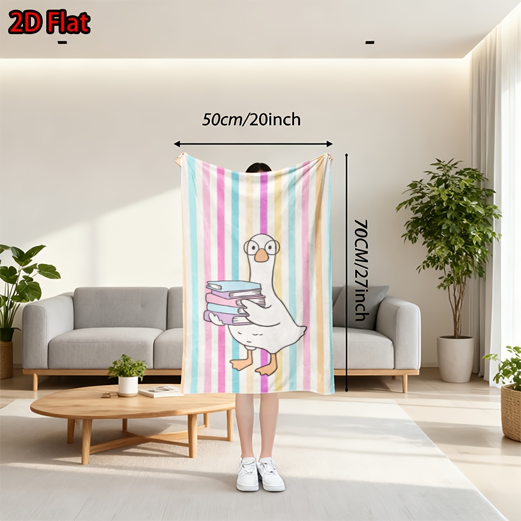 بطانية مخططة بألوان قوس قزح لط - مراجعة Baby Nursery Books وسعره