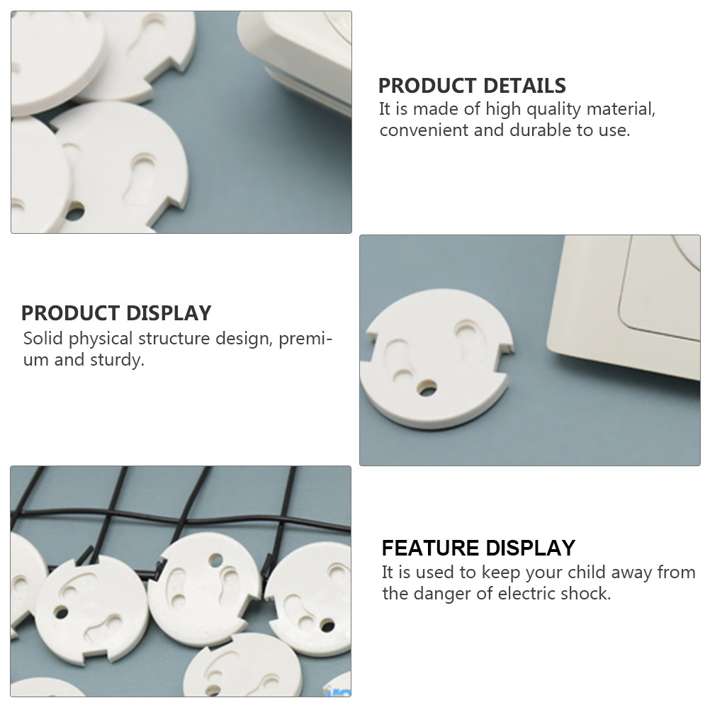 10 قطع من أغطية المقابس الفرنس - مراجعة Outlet Cover Childproof وسعره